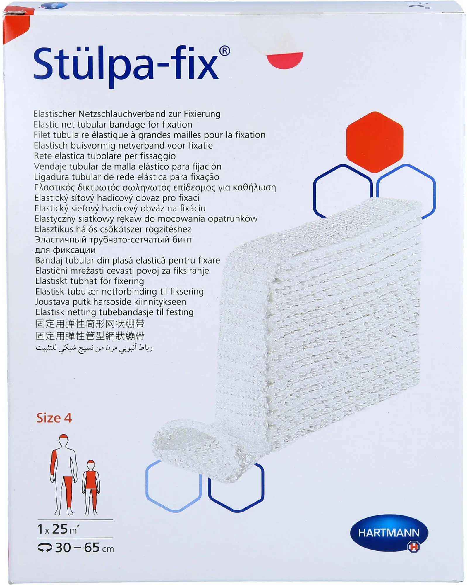Stülpa Fix Gr. 4 Bein/Fuss/Kdr.rumpf 25M Netzschl. 1 ST