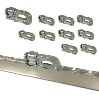 Doppel Fitting Endbeschlag für Airlineschiene Double Stud ohne Ring 10 Stück