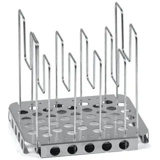 Mahlzeit Sous Vide Gitter aus Edelstahl inkl. 6 Halterungen Verstellbar