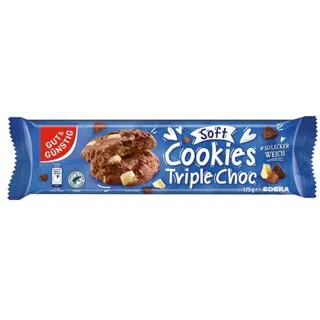 Gut&Günstig Soft Cookies Triple Choc 175 g