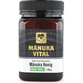 manuka vital MGO 550+ | Original, zertifiziert und natürlich aus Neuseeland 500 g