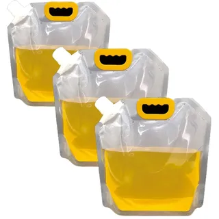 Wiederverwendbare 1,5-l-Getränkebeutel für Festivals, flüssiger versteckter Alkohol, Kunststoff-Flachmann, durchsichtig, tragbarer Getränkeschmuggler, Wein, Bier, Saft, Milch, Wasserbeutel mit Ausguss