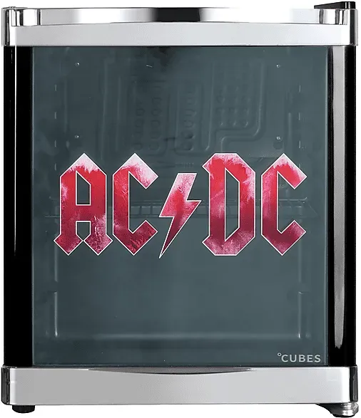 CUBES CC 202 E ACDC Kühlschrank (48 l, E, 510 mm hoch, Schwarz / Rot)