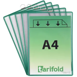 tarifold 154505 tview Hängesichttafel, DIN A4, grün