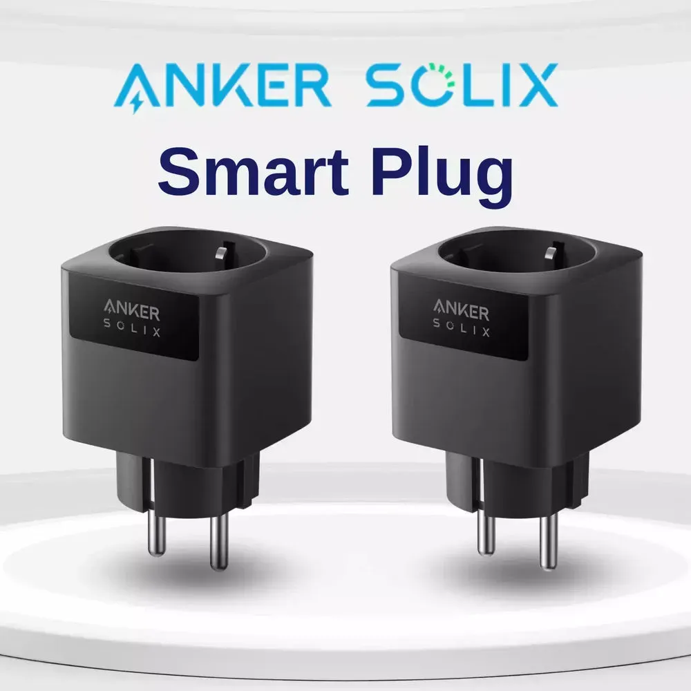 Anker SOLIX Smart Plug Gen 2*2, WLAN-Steckdose App Fernbedienung für Anker PRO / Plus