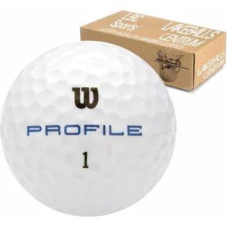 Wilson Profile Distance Golfball, 36 Stück, Premium Selection, AAAAA, Lakeballs - im Netzbeutel