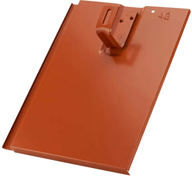 Lehmann Modulhalter Braas Tegalit, ziegelrot Metalldachziegel – 0% MwSt. (gem. § 12 Abs. 3 UStG)