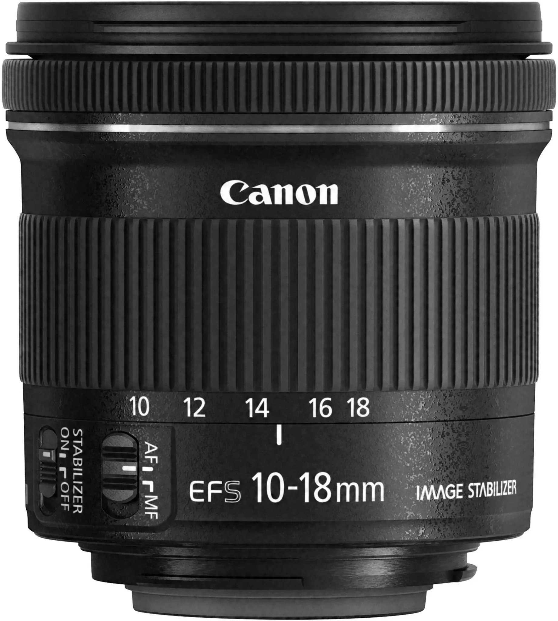 Canon EF-S 10-18mm f/4.5-5.6 IS STM (Canon EF-S, APS-C / DX), Objektiv, Schwarz
