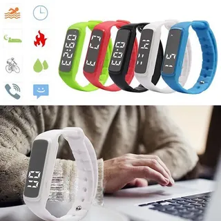 Fitness Uhr Sport Sleep 3D Schrittzähler Monitor Schrittzähler USB Temperatur Nh