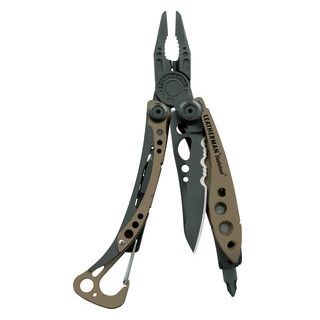 Leatherman Skeletool Edelstahl natur oder coyote tan grau