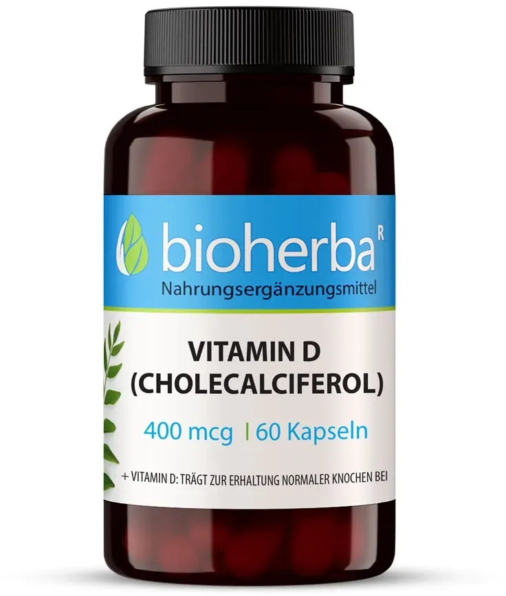 Vitamin D (Cholecalciferol) 400 mcg 60 Kapseln