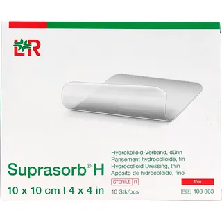 Suprasorb H Hydrokolloid-Verband thin 10x10 cm (10 Stk.)