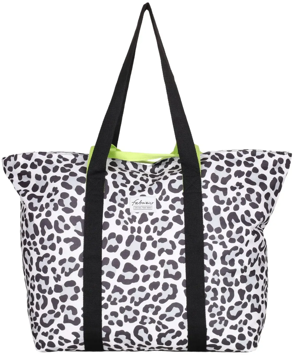 Fabrizio Strandtasche Vibrant Prints XXL 50464 black-white leo - 45