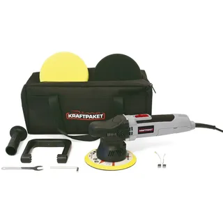 Dino Kraftpaket 640220 Exzenterpoliermaschine 230 V 650 W 1600 - 6400 U/min 160 mm