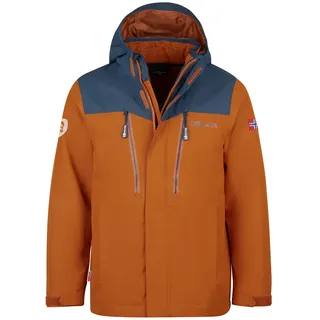 TROLLKIDS Preikestolen Jacke - Cinnamon / Night Sky - 152 cm