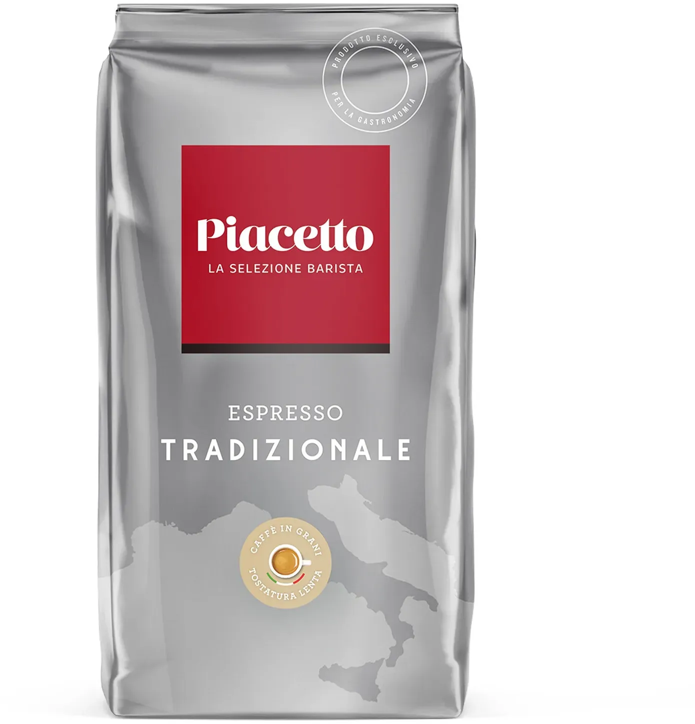 Piacetto Tradizionale Espresso - 1 kg Ganze Bohne - Intensität: 6/6
