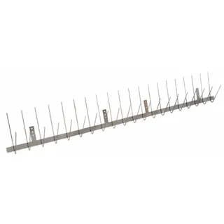 NiNeKa Birdy® Basic Dachrinnenspitze Vogelabwehr Taubenabwehr Leiste Rinnenschutz 2-reihig