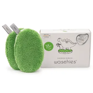 Waschies Waschpads für Babys und Kinder 2er Grün