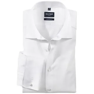 Olymp Smokinghemd Modern Fit Weiß 40
