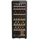 Haier Wine Bank 50 Serie 7 HWS77GDAU1 Weinkühschrank, Schwarz