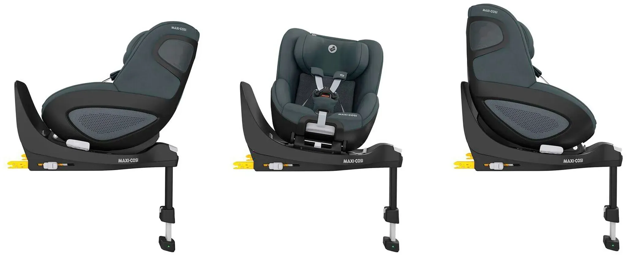 Maxi-Cosi Kindersitz Pearl 360 inkl. Isofix-Basis FamilyFix, grau