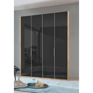 Level 200 x 216 x 58 cm Plankeneiche Nachbildung/Grauglas