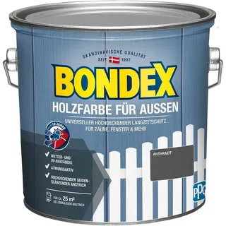 Holzfarbe für Aussen 2,5 l anthrazit