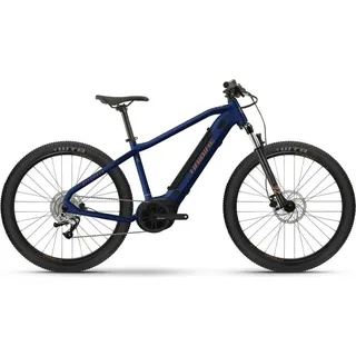 Haibike ALLTRACK 4 27.5 cool blue/leather glänzend 27,5" 500 Wh Diamant ́ ́ Elektrische Mountainbike - Blue / Leather - M