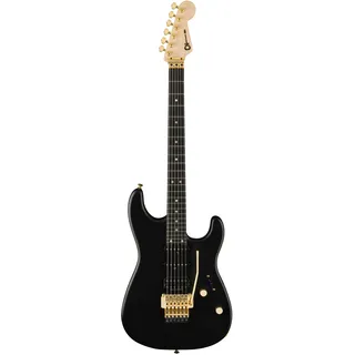 Charvel MJ SD1 24 HSS FR STN BLK EBNY - E-Gitarre