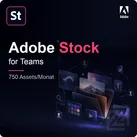 Adobe Stock for Teams (750 Assets/Monat)