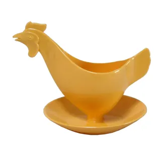 Sonja-Plastic Eierbecher Huhn Pastell-gelb - Der Kult-Eierbecher Made in Germany