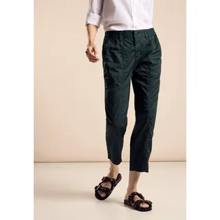 STREET ONE Damen A377978 Hose im Loose Fit, Hunter Green, 34W / 26L - 34W / 26L