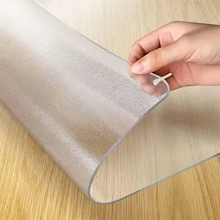 GYYFQH Tischfolie Transparent 2mm/3mm,Transparente Tischdecke Nach Maß,Tischfolie Matt Transparent,Tischfolie Nach Maß Mit Muster,wasserdichte Schutzhülle(StyleB2mm,40×130cm)