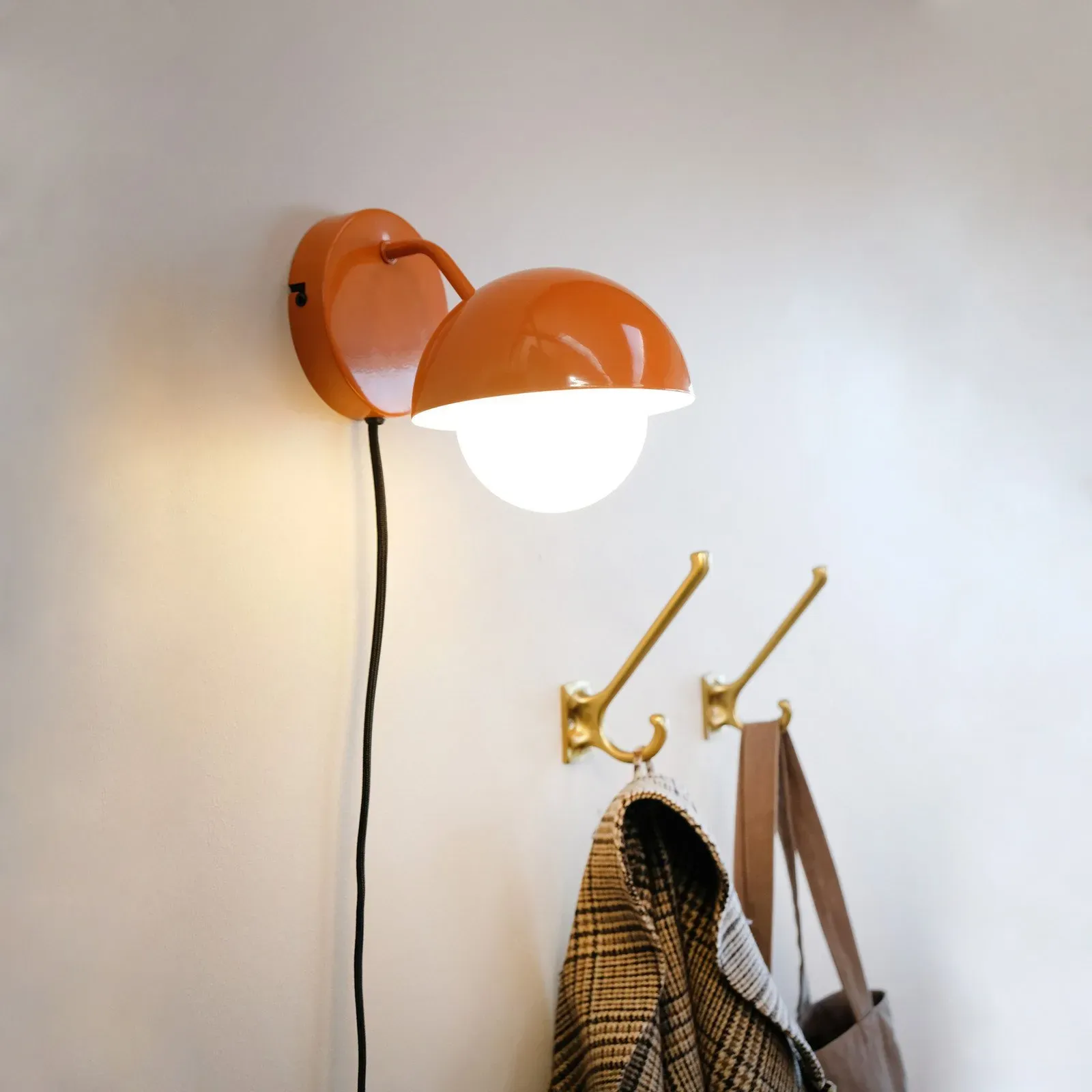 Wandleuchte Dyberg Larsen, Rose, Orange, für Wohnzimmer, Metall, Design - 13