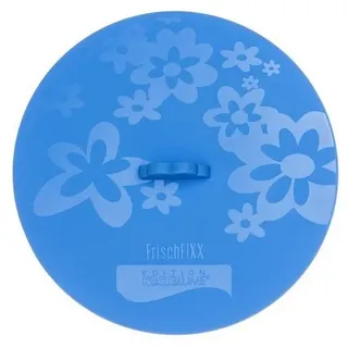 Kochblume Frischhaltedeckel FrischFIXX, mit Saugeffekt blau Ø 18 cm