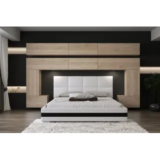 ROYAL24_MARKT Schlafzimmer-Set - Für erholsame Nächte und mehr, (Komplett Set, 10-St., Premium - Panama 5), Elegante Möbel - ein Hauch von Luxus 323 cm x 214 cm x 35 cm