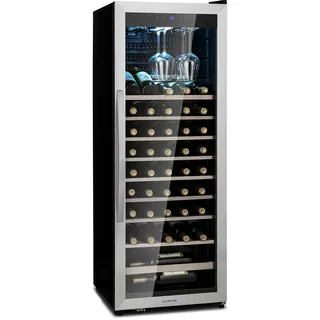 Klarstein Vinamour 46 Uno Weinkühlschrank 1 Zonen 155 L/46 Fl. 4-18 °C Edelstahl