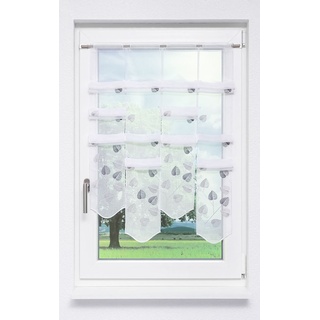 Panneaux Designblätter von LYSEL® - (BxH) 48x140cm in grau
