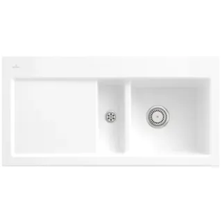 Villeroy und Boch Subway 60 Einbauspüle 671200R1 1000x510mm, Weiß Alpin