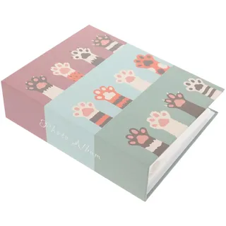 FRCOLOR Veranstalter Pressnagelverpackung Gothic-Nagelaufkleber Stand Bücherregal Nagelsticker Aufbewahrungsbuch Nagelsticker-Organizer Bücher über Nagelkunstaufkleber Sticker-Sammelalbum