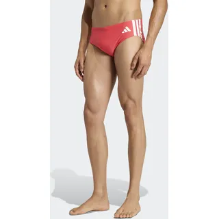 adidas 3-STREIFEN Badehose rot M