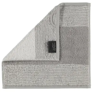 Seiflappen 30 x 30 cm platin
