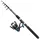 dam fishing Spinnrute SET FULL TECH TELE SPINNING COMBO 4 Größen wählbar Modernes Design 1 8 m