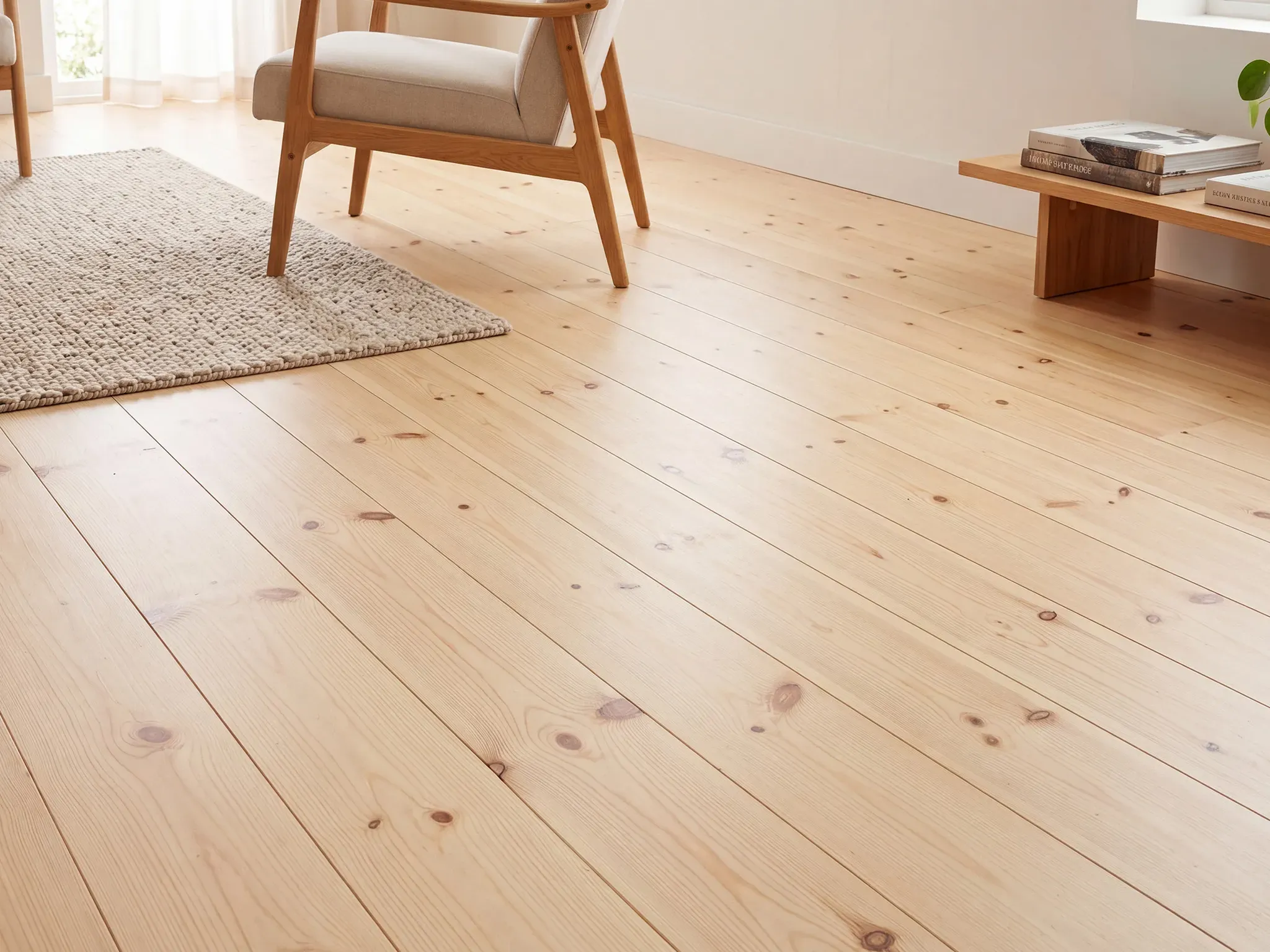 Kiefer Massivholzdielen, 21x142 mm, Rustikal, rundum Nut & Feder, mit Microfase Deckbreite 132 mm