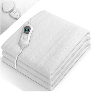 sinnlein Wärmeunterbett mit Abschaltautomatik 150 x 80 cm Weiß