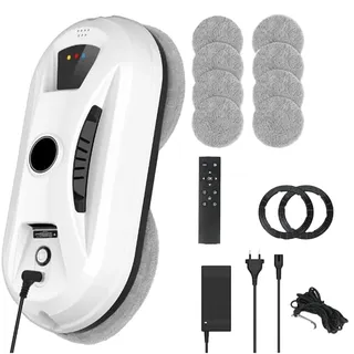 OALYGEI Osmo RoboClean Fensterputzroboter Fensterroboter Robo Clean Fensterreinigungsroboter mit Fernbedienung, 3 Reinigungswege, Intelligente Navigation