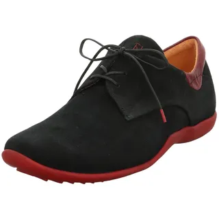 THINK! Think Stone Herren chromfrei gegerbte nachhaltige Halbschuhe, SCHWARZ/Kombi 0020, 43 EU