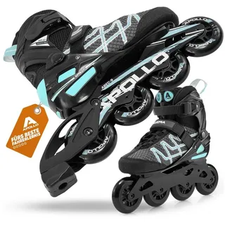 Apollo Inline Skates - Air Flow X2 - Inliner für Teenager, Damen und Herren grün 37