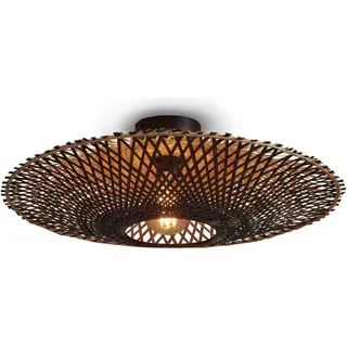 Good & Mojo Kalimantan Deckenleuchte schwarz/natur - 60 cm