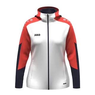 Jako Kapuzenjacke Dynamic weiß/coral/marine XL